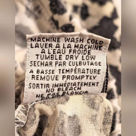 ​🐆 Chaser NWT Leopard Print Ruffle Hem Lounge Shorts Small ✨ - Picture 5 of 8